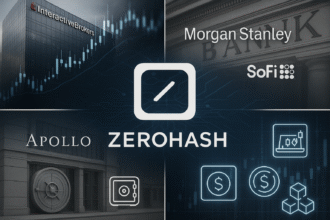 ZeroHash, a crypto infrastructure provider, secures $104 million in Series D-2 funding, aiming to become the AWS of on-chain solutions.