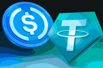 Chart showing stablecoin net inflows exceeding $46 billion in Q3 2025