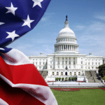 US Capitol building as digital asset market structure bill faces potential delay due to government shutdown