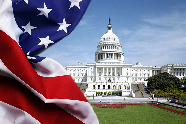 US Capitol building as digital asset market structure bill faces potential delay due to government shutdown