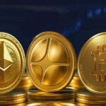 Chart showing bitcoin and ether prices with surge in Aster trading volume