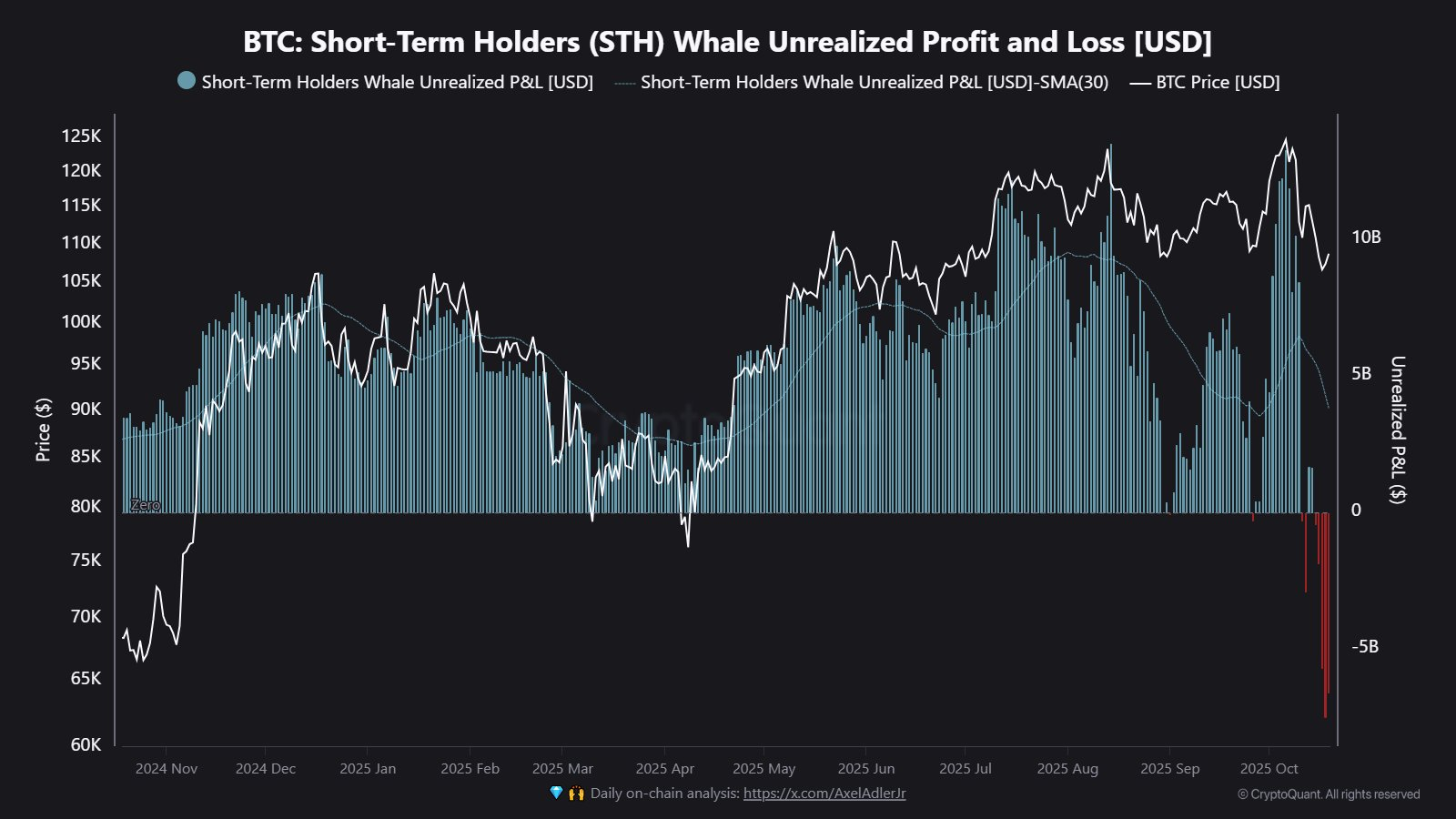 Bitcoin short term holders