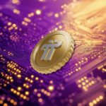 Pi Network price chart showing decline to all-time low