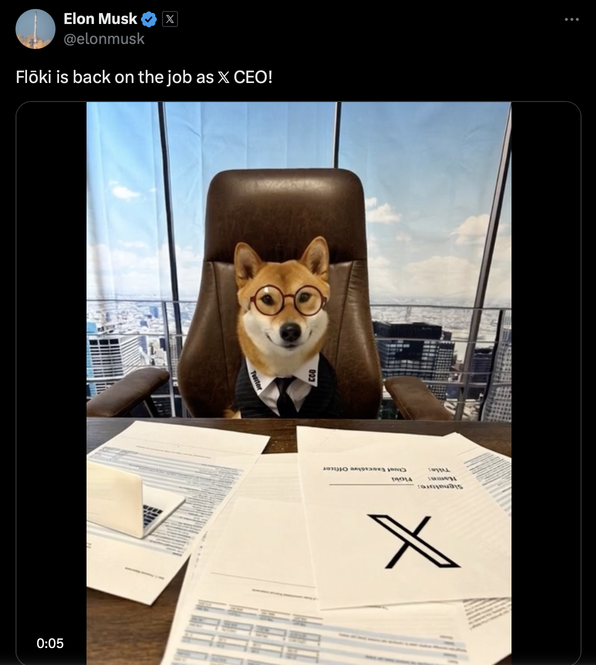 Elon Musk Post on X (Formal Twitter)