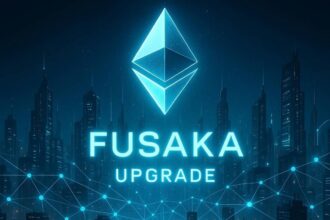 Ethereum Fusaka upgrade diagram showing PeerDAS feature