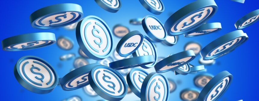 Stablecoin market capitalization chart surpassing $300 billion