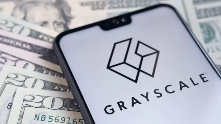 Grayscale spot Ethereum ETPs with staking banner