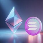 Blockchain network diagram illustrating decentralization efficiency