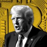 Bitcoin price volatility chart after Trump tariff announcement