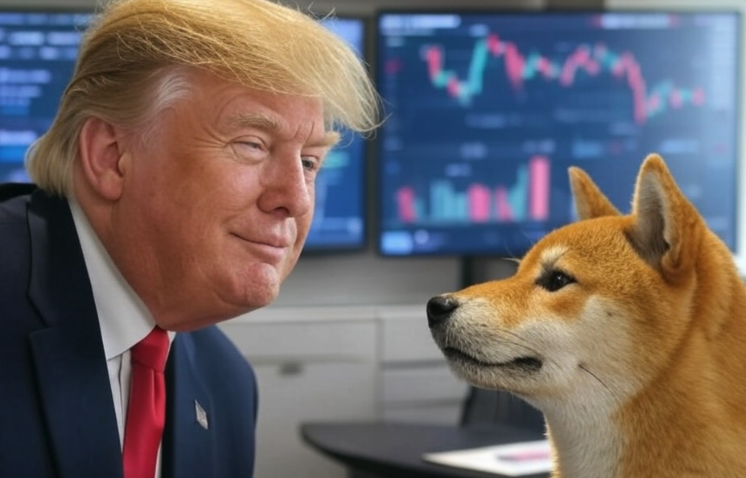 Shiba Inu price chart amid US-China trade war tensions