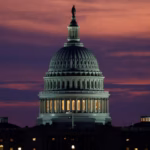 Bitcoin and Ethereum price charts showing stabilization amid U.S. government shutdown