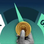 Crypto Fear & Greed Index dashboard showing fear sentiment amid market losses