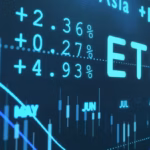 RLAM and M&G logos displayed over European ETF market growth chart