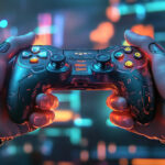 Illustration of stablecoins facilitating payments in online gaming platforms