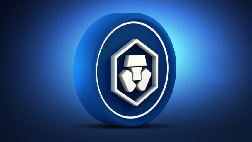 Crypto.com headquarters with US National Trust Bank Charter application theme