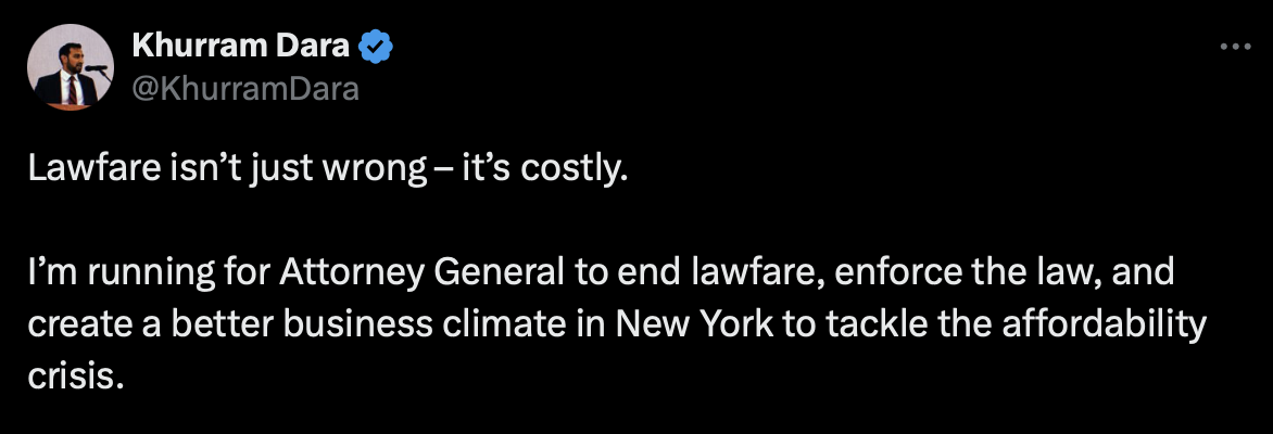 Khurram Dara post on X (Formal twitter)