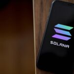 Forward Industries headquarters with Solana digital asset graphics