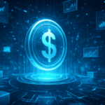 Transak logo with US states highlighted for new stablecoin licenses