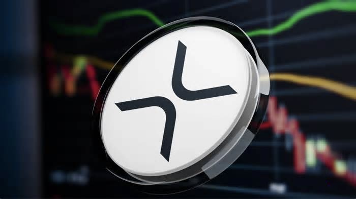 Chart showing trading volume and inflows for Canary Capital XRP ETF debut