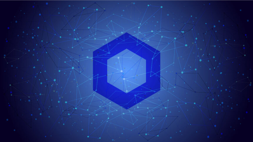 Chainlink logo representing tokenized finance integration